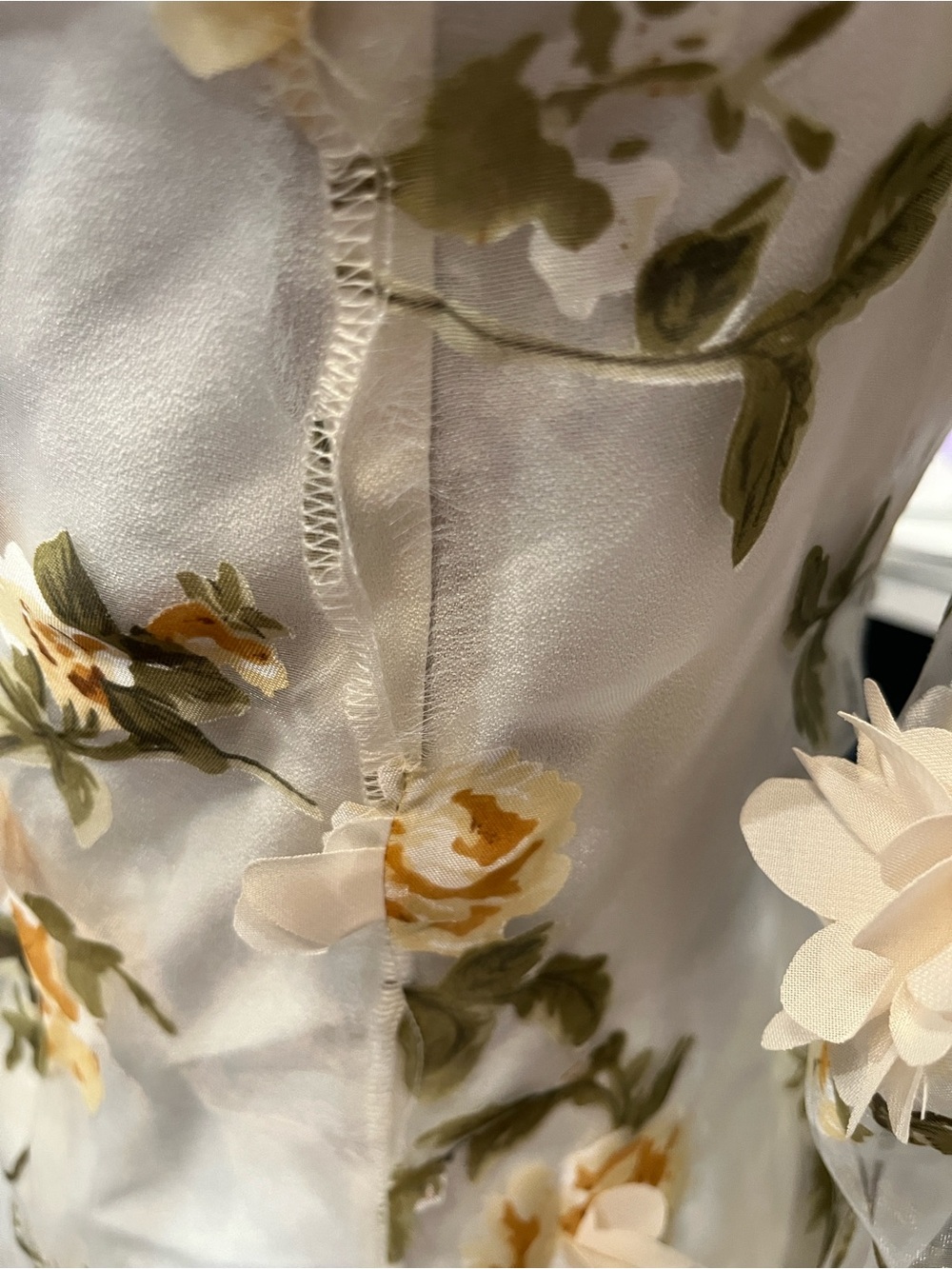 NWOT Sugar Thrillz Floral Embroidered Mini Dress - Picture 6 of 7